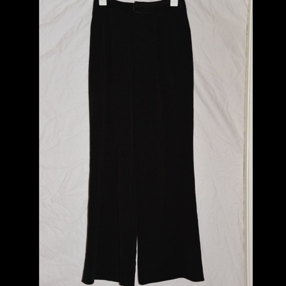 Alice+ Olivia High Waist-Flared Dress Pants